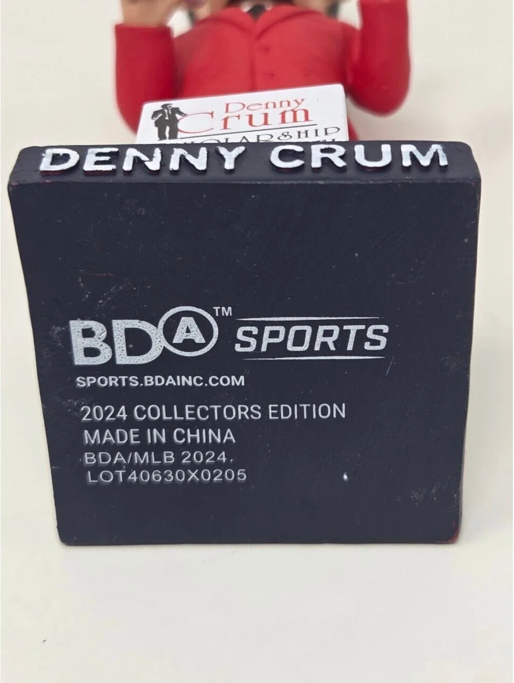 Denny Crum Louisville Cardinals 2024 BDA Sports Bobblehead Red Jacket NCAA